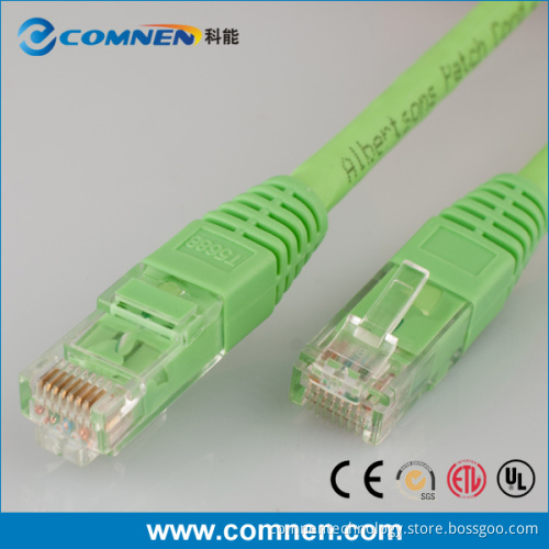 24awg bare copper utp cat6 pure copper patch cord